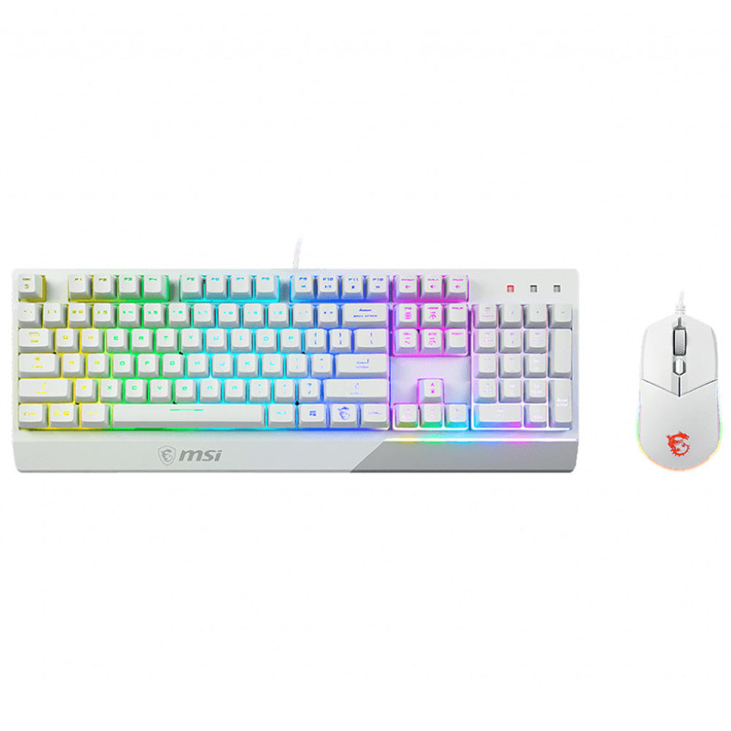 MSI COMBO PACK CLAVIER SOURIS GK30 WHITE