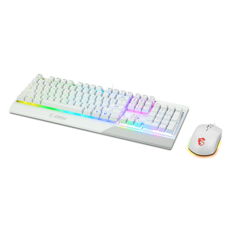 MSI COMBO PACK CLAVIER SOURIS GK30 WHITE