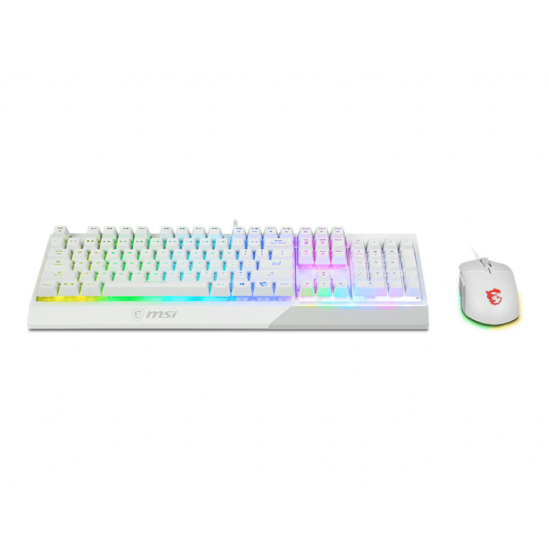 MSI COMBO PACK CLAVIER SOURIS GK30 WHITE