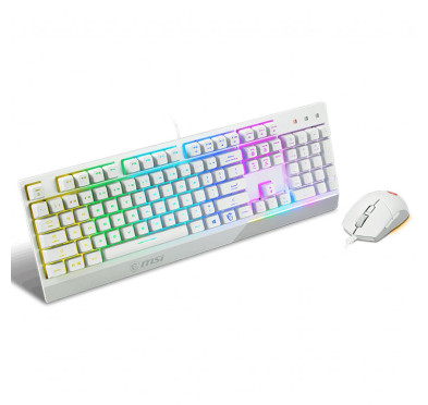 MSI COMBO PACK CLAVIER SOURIS GK30 WHITE