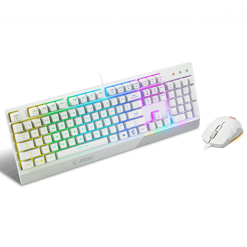 MSI COMBO PACK CLAVIER SOURIS GK30 WHITE