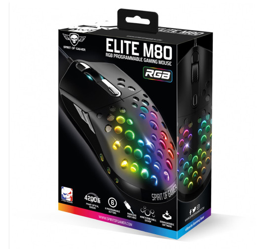 SOURIS Gamer ELITE-M80 SOG RGB