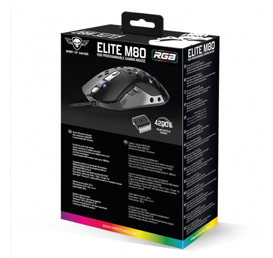 SOURIS Gamer ELITE-M80 SOG RGB