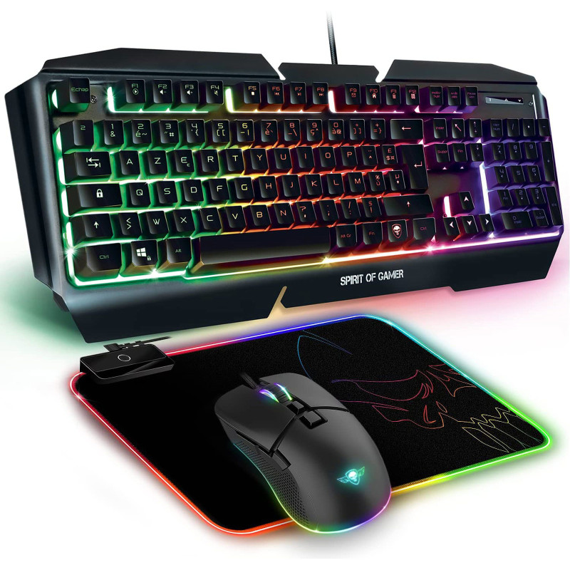 PACK CLAVIER+SOURIS+TAPIS SOG ULTIMATE 3-1 RGB