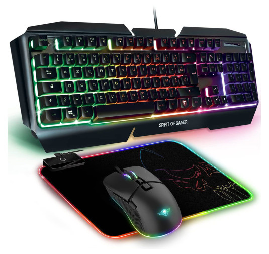 PACK CLAVIER+SOURIS+TAPIS SOG ULTIMATE 3-1 RGB