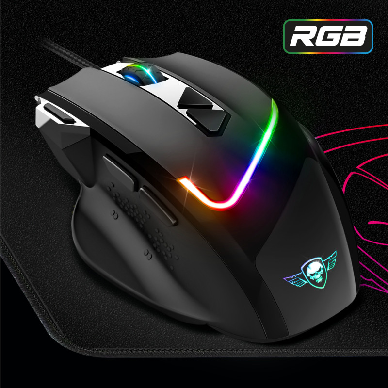 Pack Souris Gamer PRO-M3 RGB + Tapis souris