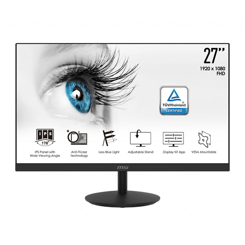 Ecran Gamer MSI PRO MP271 27'',75Hz Full HD Ecran Gamer MSI PRO MP271 27'',75Hz Full HD
