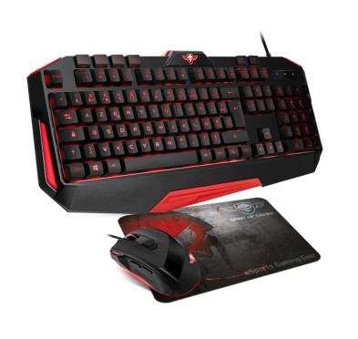 Pack  Spirit of gamer Clavier, Souris & Tapis souris PMK3