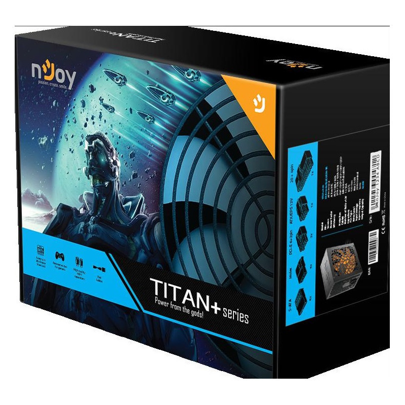 NJOY ALIMENTATION TITAN+ 500W 80+ BRONZE