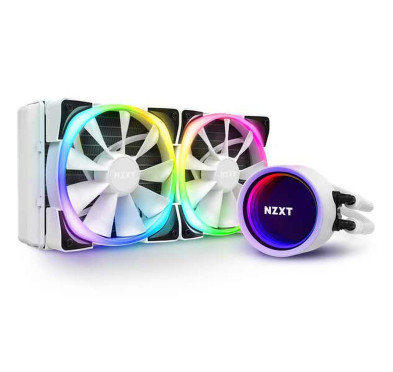 WATERCOOLING NZXT KRAKEN BLANC X53 240MM RGB