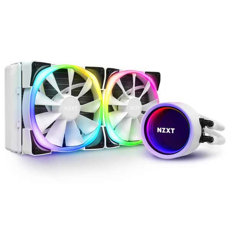 WATERCOOLING NZXT KRAKEN BLANC X53 240MM RGB