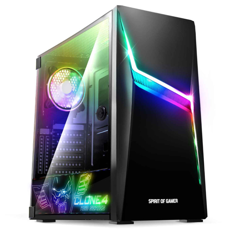 BOITIER SPIRIT OF GAMER CLONE 4 RGB BOITIER SPIRIT OF GAMER CLONE 4 RGB