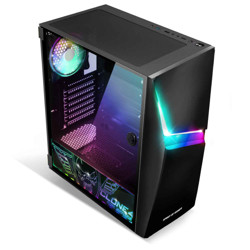 BOITIER SPIRIT OF GAMER CLONE 4 RGB