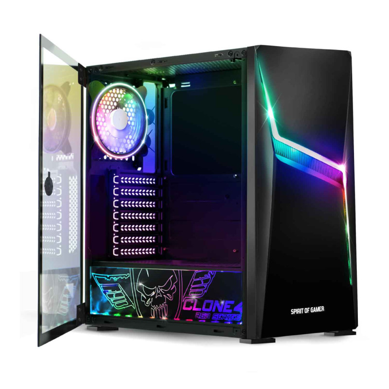 BOITIER SPIRIT OF GAMER CLONE 4 RGB BOITIER SPIRIT OF GAMER CLONE 4 RGB