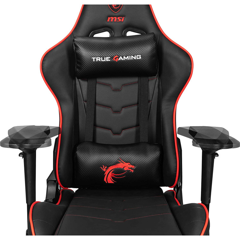 Chaise Gamer MSI MAG CH120 X, FULL BLACK WITH RED Chaise Gamer MSI MAG CH120 X, FULL BLACK WITH RED