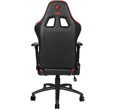 Chaise Gamer MSI MAG CH120 X, FULL BLACK WITH RED