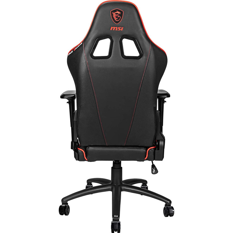 Chaise Gamer MSI MAG CH120 X, FULL BLACK WITH RED