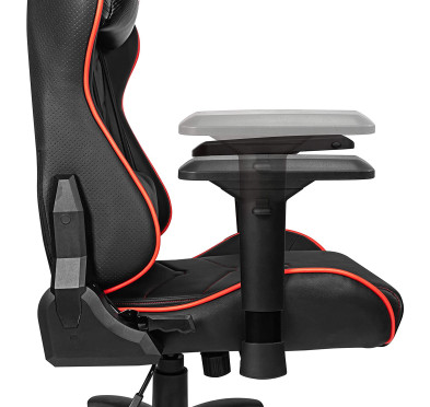 Chaise Gamer MSI MAG CH120 X, FULL BLACK WITH RED