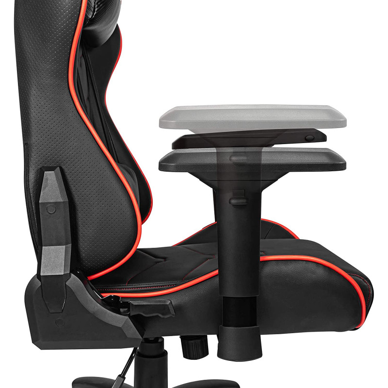 Chaise Gamer MSI MAG CH120 X, FULL BLACK WITH RED