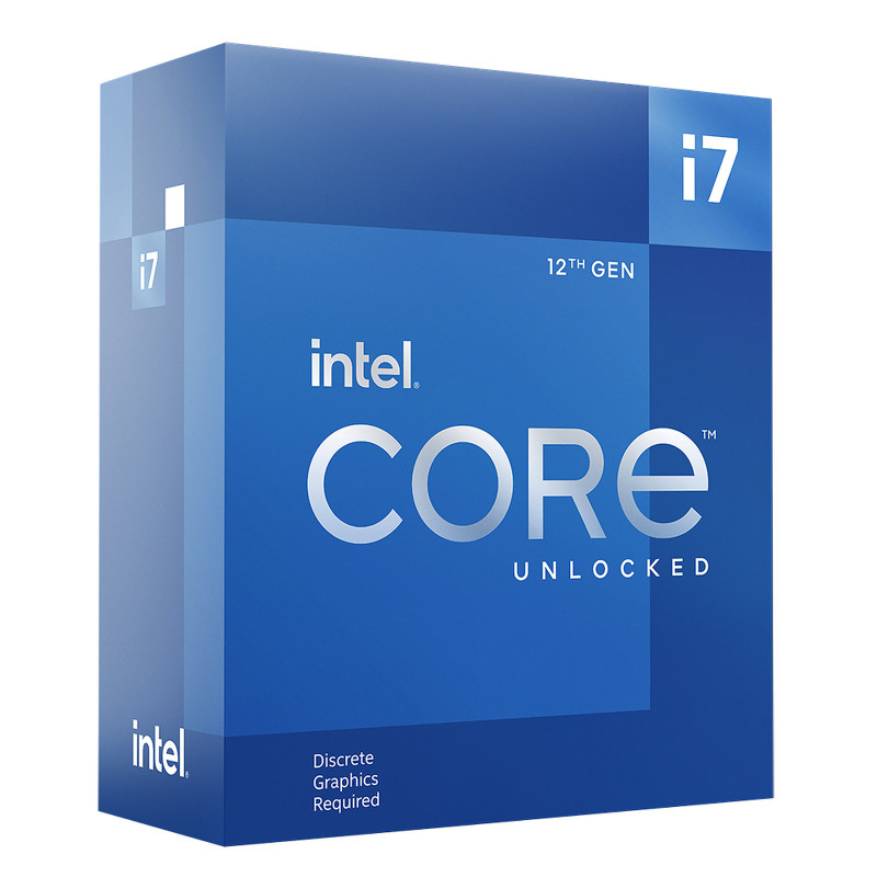Processeur Intel® Core™ i7-12700KF, Up to 5,00GHz, 12 Core, 25Mo Smart Cache