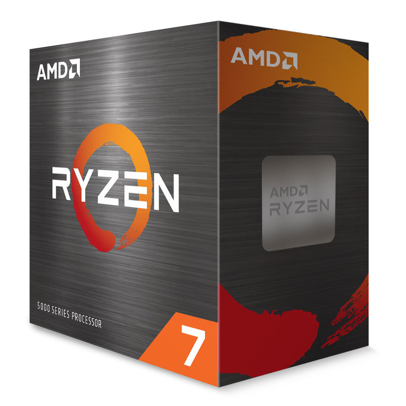 Processeur AMD Ryzen™ 7-5800X, 8 Core, 16 fils, 36Mo Smart Cache, Up to 4.7GHz, BOX