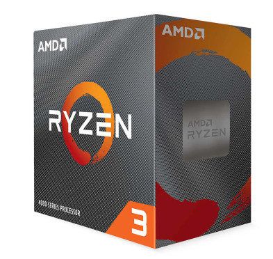 Processeur AMD Ryzen™3-4100 AM4 Wraith Stealth, 4 Core, 8 fils, 6Mo Smart Cache, Up to 4.0GHz