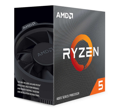 Processeur AMD Ryzen™5-4500 Wraith Stealth, 6 Core, 12 fils, 11Mo Smart Cache, Up to 4.1GHz