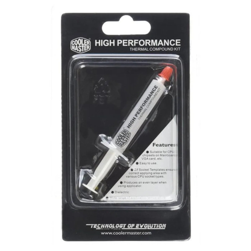 Pâte Thermique Haute Performance COOLER MASTER HTK-002-U1 Pâte Thermique Haute Performance COOLER MASTER HTK-002-U1