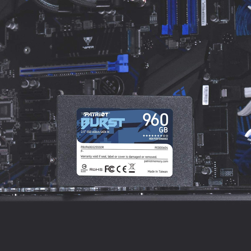 Disque SSD Patriot BURST SATA3 2.5" -960Go Disque SSD Patriot BURST SATA3 2.5" -960Go
