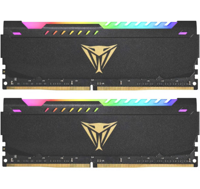 Barette Mémoire PATRIOT VIPER STEEL RGB V4S 3200MHZ -32Go (2x16)