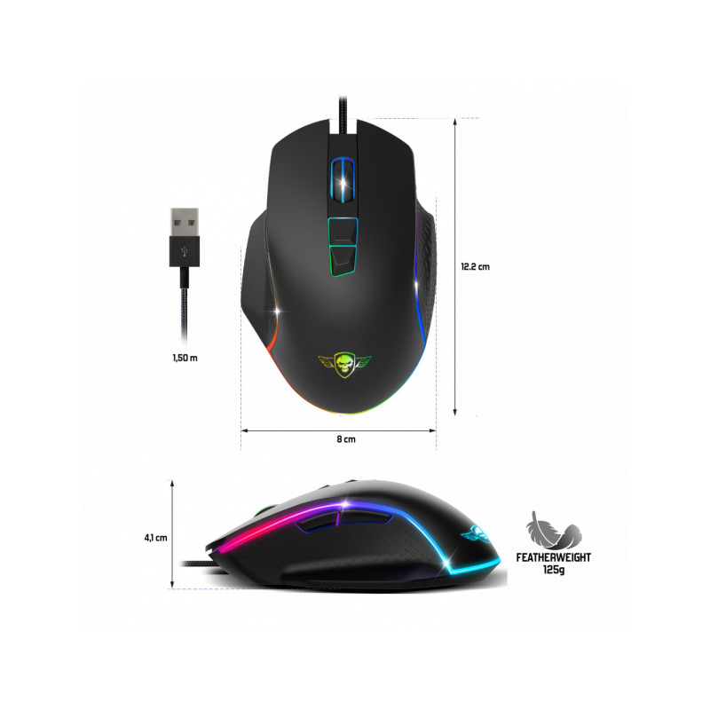 souris Gaming Spirit of Gamer PRO-M1 RGB souris Gaming Spirit of Gamer PRO-M1 RGB