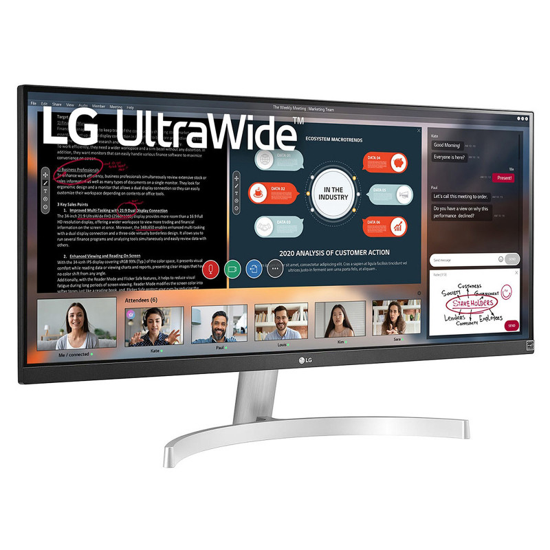 Ecran Gamer LG 29WN600-W 29", WFHD IPS HDR, AMD FreeSync™, 75Hz