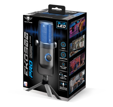 Microphone Spirit of gamer EKO-900 Cardioïde - Omnidirectionnelle - USB