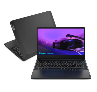 Pc portable LENOVO Gaming 3 RYZEN 7-5800H, 16Go, RTX3050, Ecran 15.6" FHD 120Hz