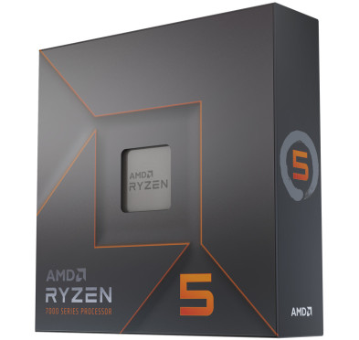 Processeur AMD Ryzen™5-7600X, Hexa Core, 12 fils, 38Mo Cache, Up to 5.3GHz