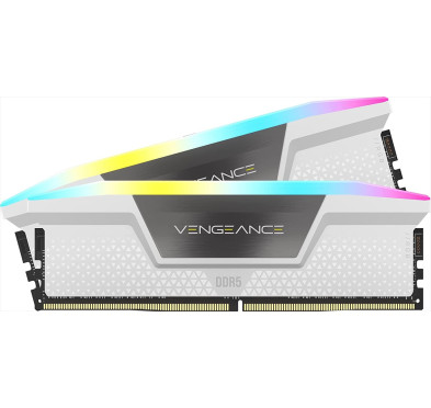 Kit de mémoire Corsair VENGEANCE® RGB, 32Go (2x16Go), DDR5 DRAM 5200MHz C40 -White