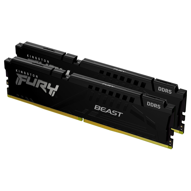 MEMOIRE KINGSTON Fury Beast 32G (2 X 16G) - DDR5 5200 PC41600 DIMM MEMOIRE KINGSTON Fury Beast 32G (2 X 16G) - DDR5 5200 PC41600 DIMM