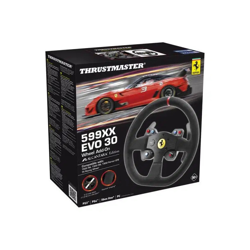 VOLANT RACING THRUSTMASTER 599XX EVO 30 WHEEL ADD-ON ALCANTARA EDITION