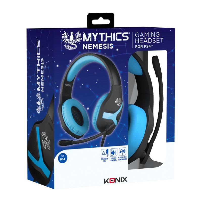 CASQUE KONIX GAMING PS4 - NÉMÉSIS CASQUE KONIX GAMING PS4 - NÉMÉSIS