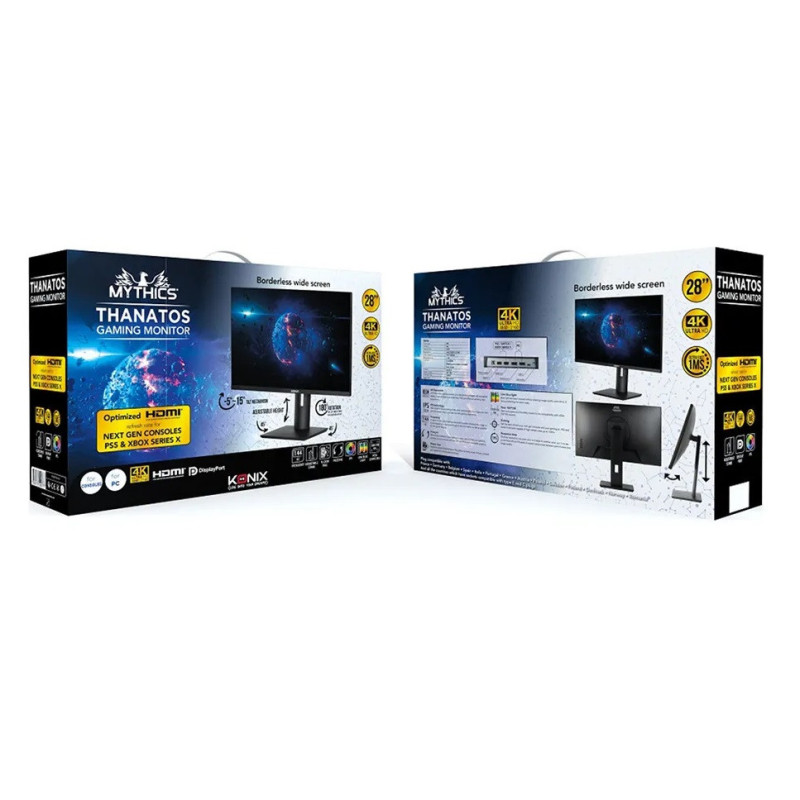 Ecran Gaming KONIX THANATOS 28" IPS, 4K, 144Hz, 1ms