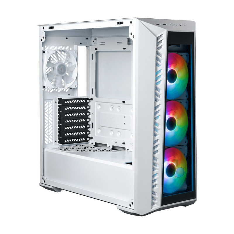Boitier COOLER MASTER MB520 TG WHITE - ATX Boitier COOLER MASTER MB520 TG WHITE - ATX