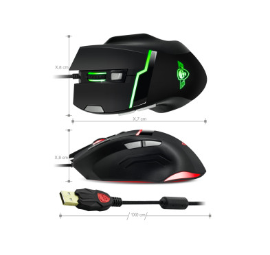 Pack souris + Tapis Gaming Spirit of Gamer Elite M10