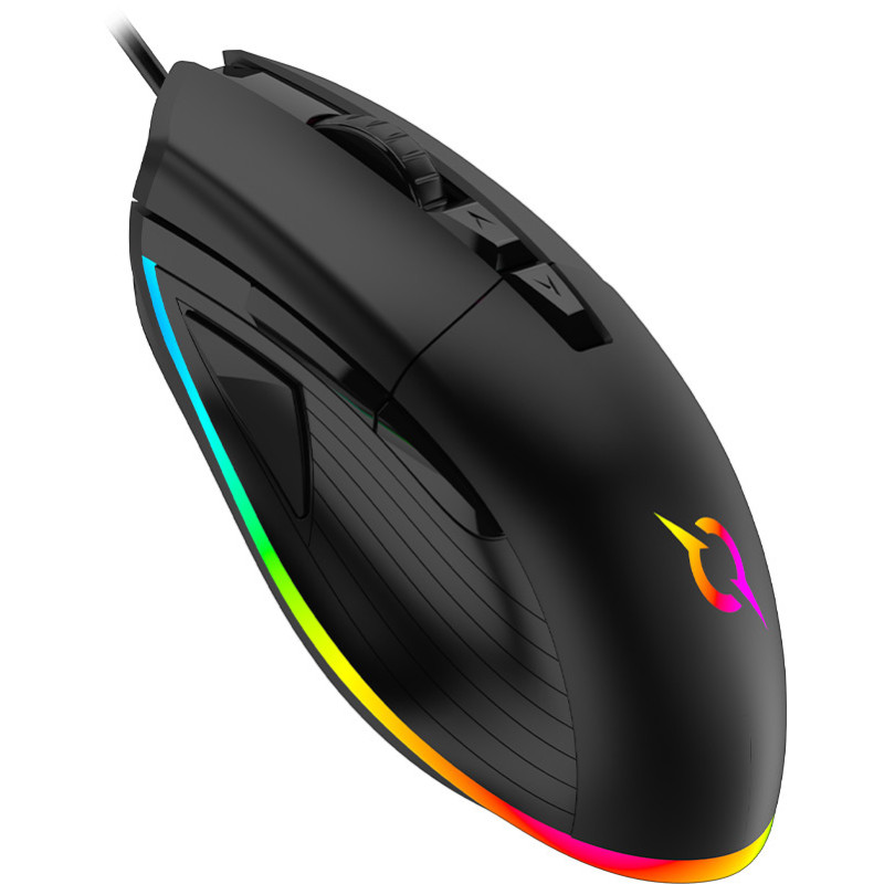 SOURIS GAMER AQIRYS ACRUX - Filaire RGB - 10000 ppp, Black