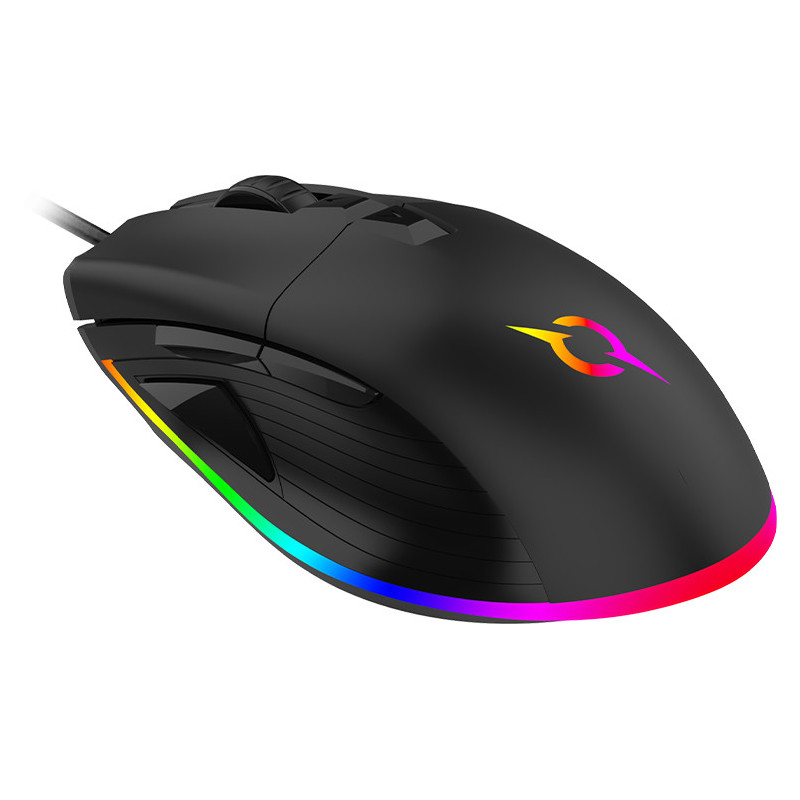 SOURIS GAMER AQIRYS ACRUX - Filaire RGB - 10000 ppp, Black
