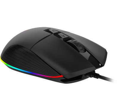 SOURIS GAMER AQIRYS ACRUX - Filaire RGB - 10000 ppp, Black