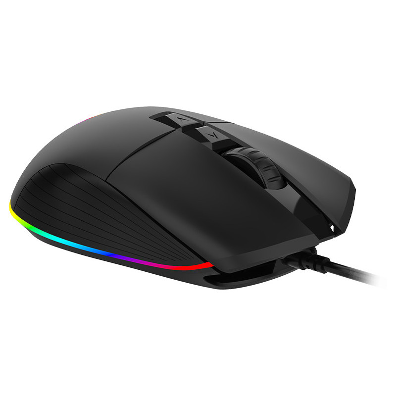 SOURIS GAMER AQIRYS ACRUX - Filaire RGB - 10000 ppp, Black