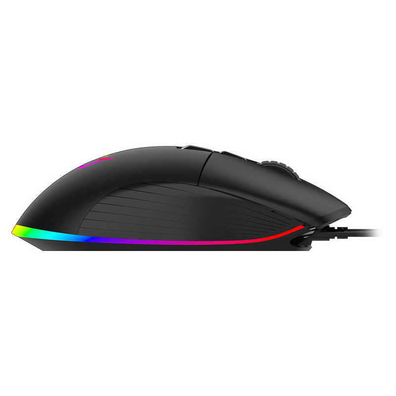 SOURIS GAMER AQIRYS ACRUX - Filaire RGB - 10000 ppp, Black