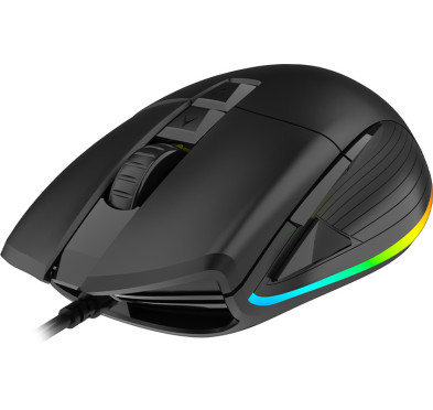 SOURIS GAMER AQIRYS ACRUX - Filaire RGB - 10000 ppp, Black