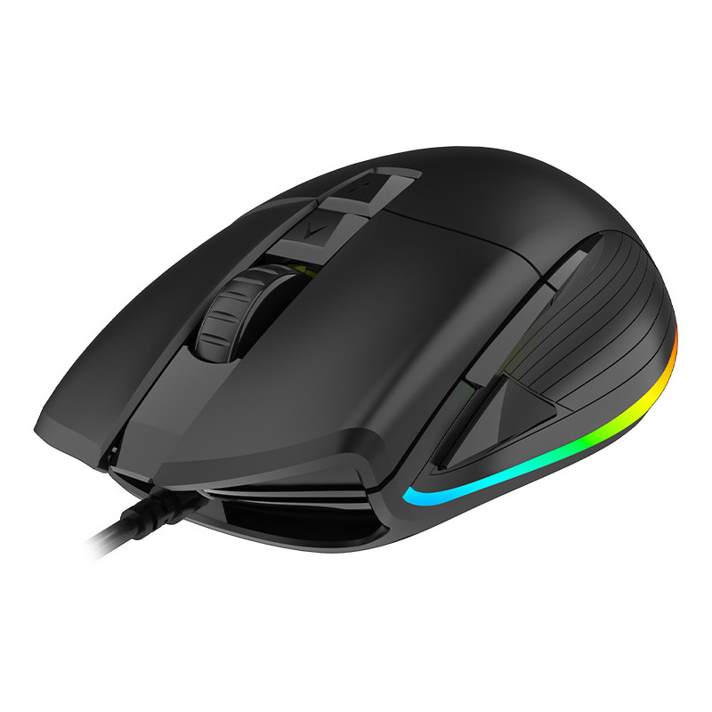 SOURIS GAMER AQIRYS ACRUX - Filaire RGB - 10000 ppp, Black