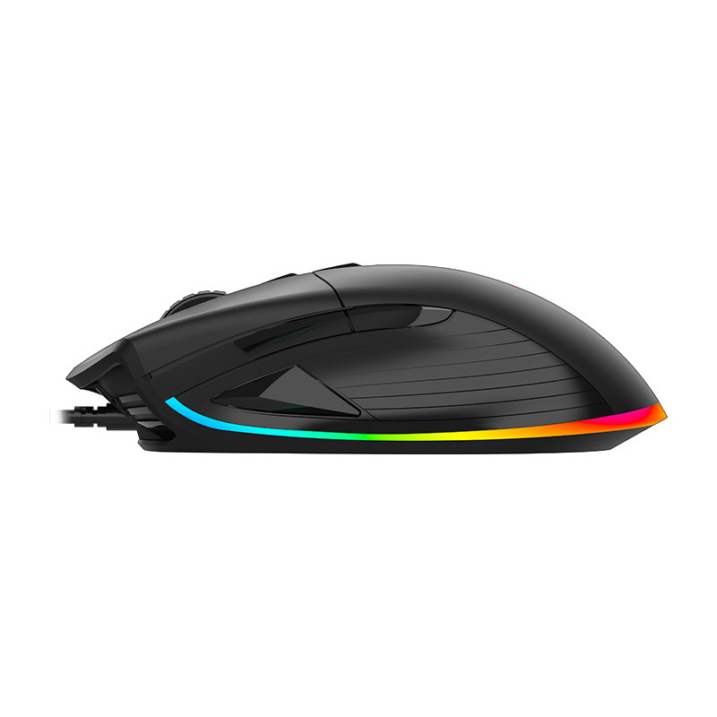SOURIS GAMER AQIRYS ACRUX - Filaire RGB - 10000 ppp, Black